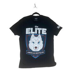 The Elite American Nightmare White Wolf Large T-shirt WWE Wrestlemania AEW